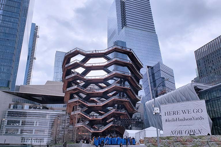 The Vessel at Hudson Yards grand opening