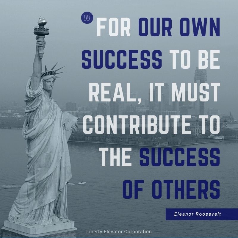 Liberty Elevator Mission, Vision & Values. For our success to be real it must contribute to the success of others